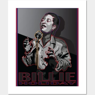 BILLIE HOLIDAY AMERICAN JAZZ VOCALIST LADY DAY Posters and Art